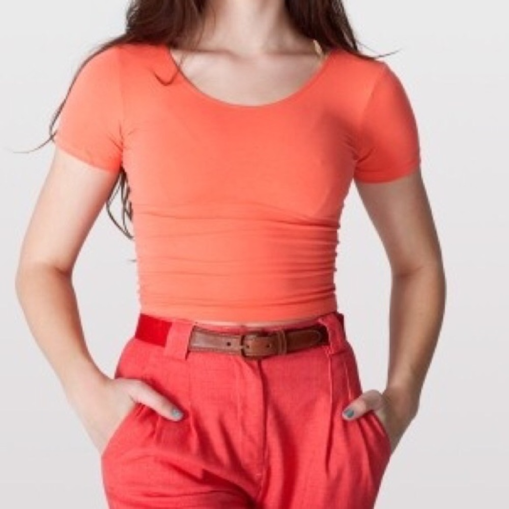 American Apparel Jersey Cropped Tee